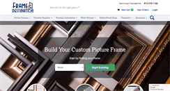 Desktop Screenshot of framedestination.com